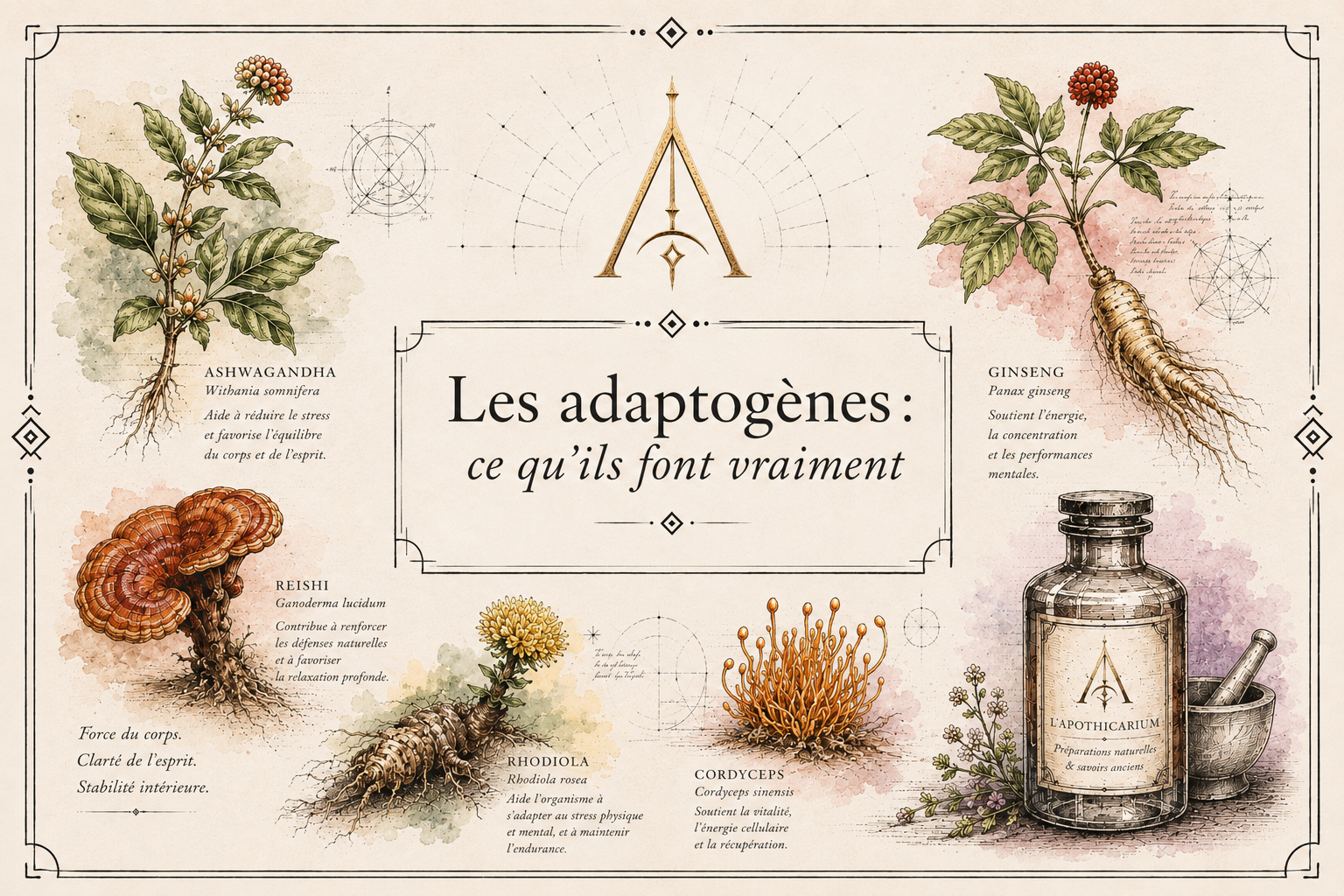 Les adaptogènes